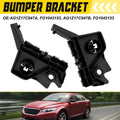 2X Front Bumper Support Bracket for Ford Taurus (2010–2019) FO1043153 Black
