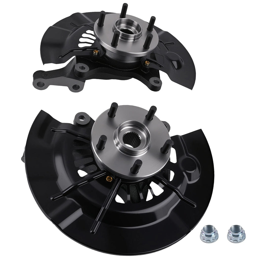 2X Front Steering Knuckles & Wheel Hub Bearings for Toyota Camry Avalon (2012–2017)