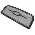 Stainless Black Mesh Rivet Grille Insert for Ford F-150 (2015–2017)