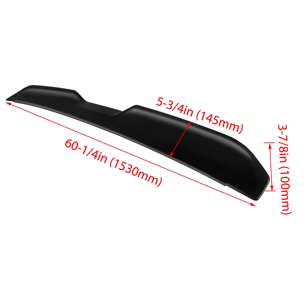 Matte Black Demon Style Rear Trunk Spoiler for Dodge Challenger (2008–2017)