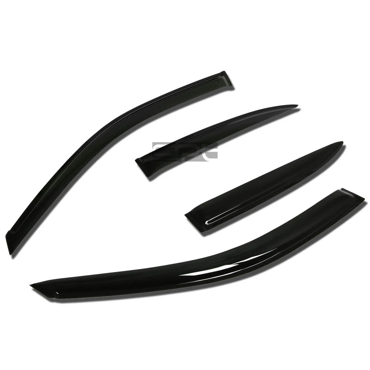 Set of 4 Smoke Tint Window Visors for Honda Civic 4Dr (2001–2005)