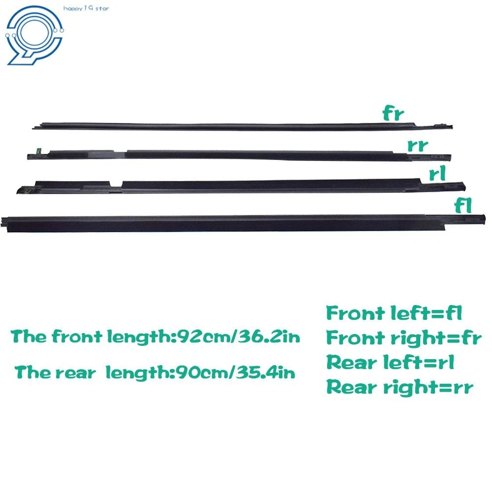 Weatherstrip Rubber Window Belt Moulding for Lexus GX470 (2003-2009)