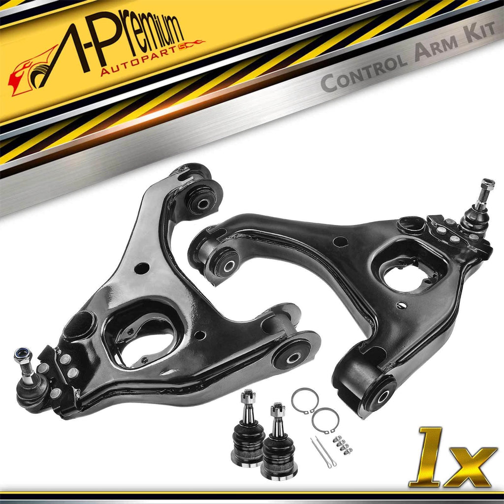 Set of 4 Front Control Arms with Ball Joints for Chevrolet Silverado 1500 