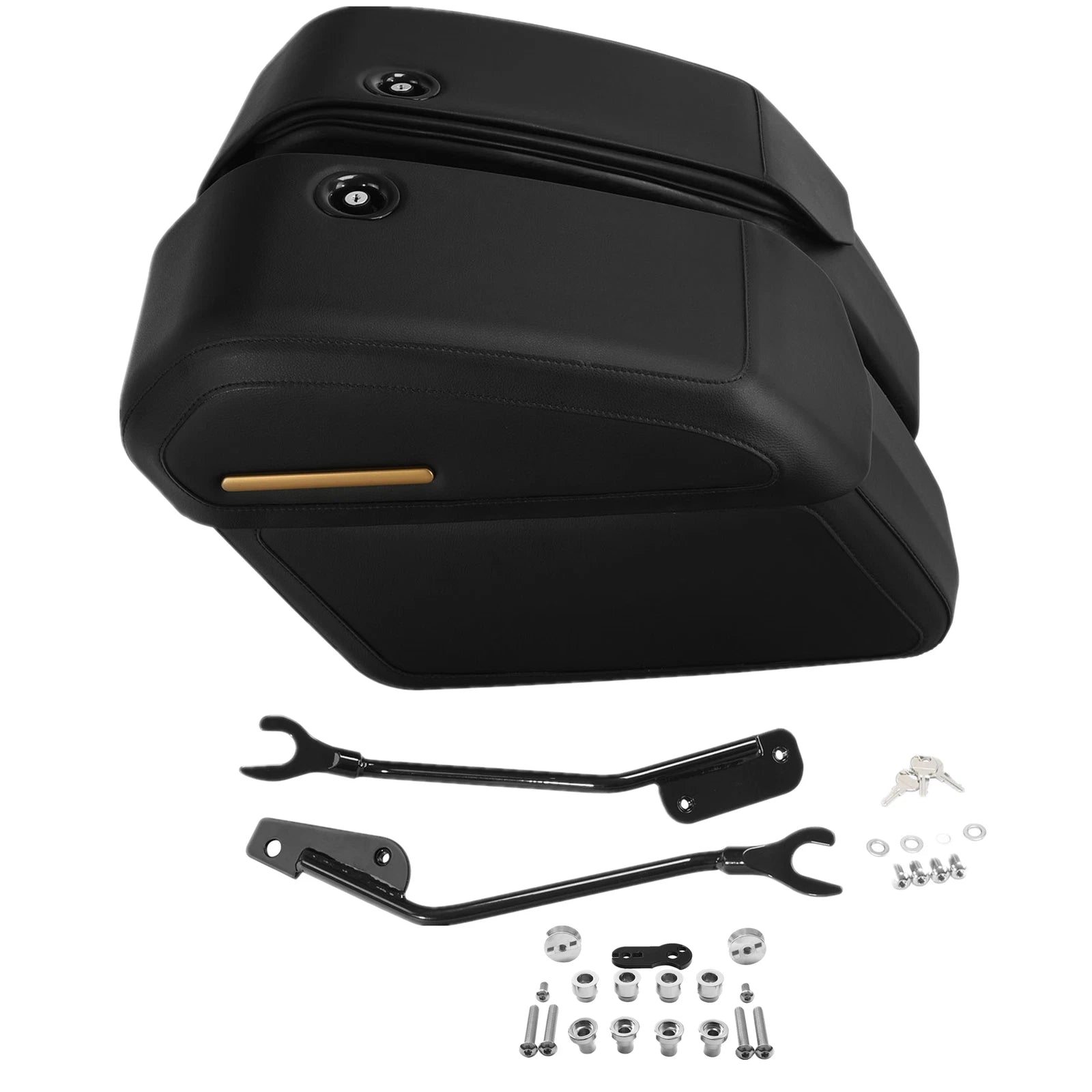 Detachable Saddlebags & Docking Kit for Harley Fat Boy Breakout (2018–Present)