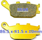 MC Brake Pads for Kawasaki Ninja 650 EX 650 KHFA ABS (2017–2025) Front Rear