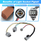 Tail Light Bulb Socket Wiring for Toyota Tacoma (2005–2009, 2011–2016) 8155504150