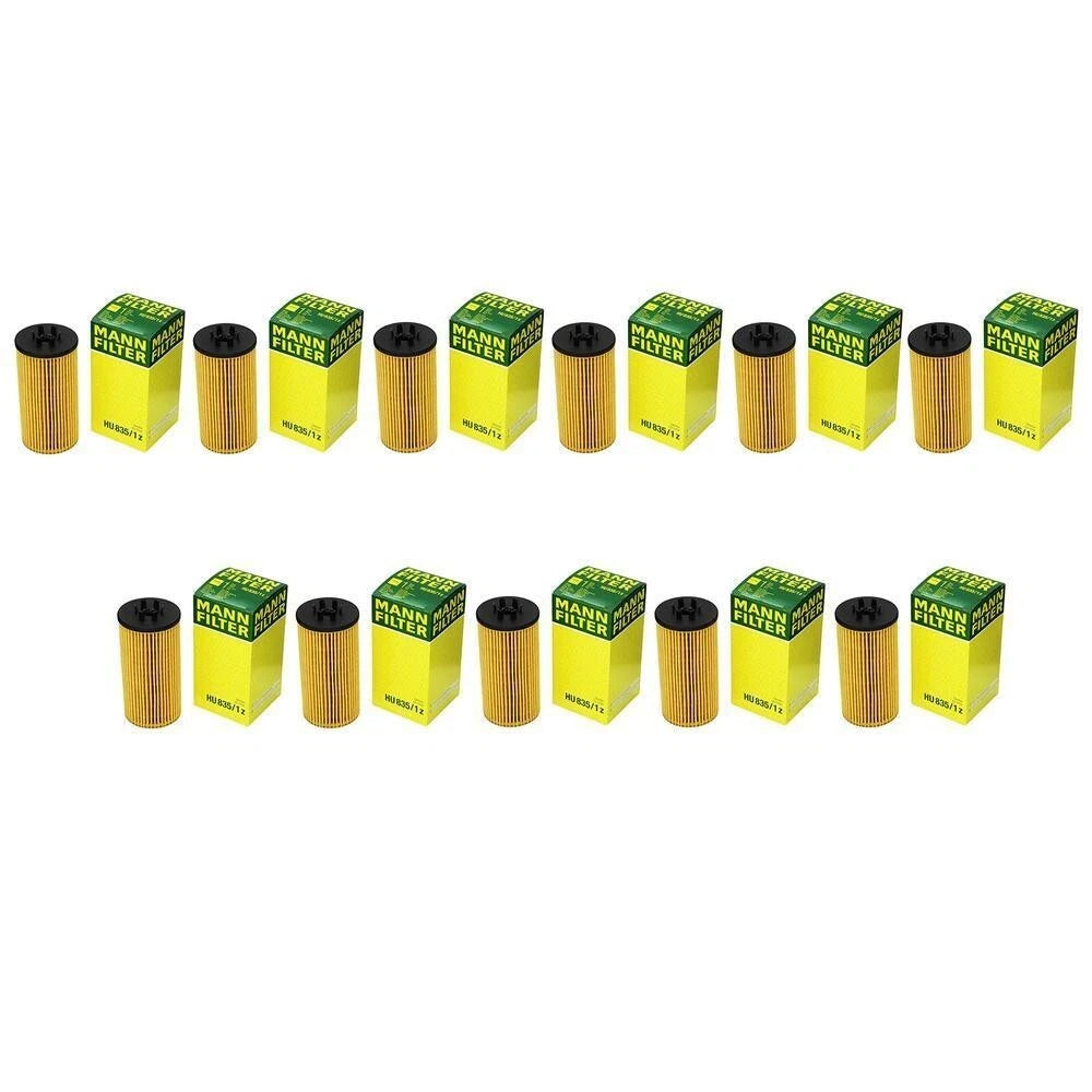 Set of 11 Cartridge Engine Oil Filters for Audi A8 Quattro VW Phaeton