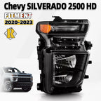 Halogen Headlight Right Side for Chevy Silverado 2500HD 3500HD (2020–2023)
