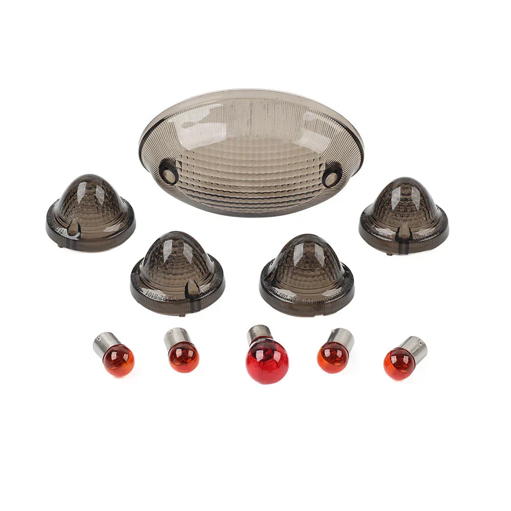 Turn Signal Covers Tail Light Lens Smoke for T100 Scrambler Speedmaster Roadster