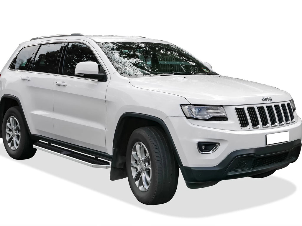 Set of 2 Polished 6" Side Step Bars for Jeep Grand Cherokee (2011-2021)