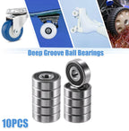 10 Pcs Double Rubber Seal Ball Bearings 6300-2RS for Cars (Various Models)