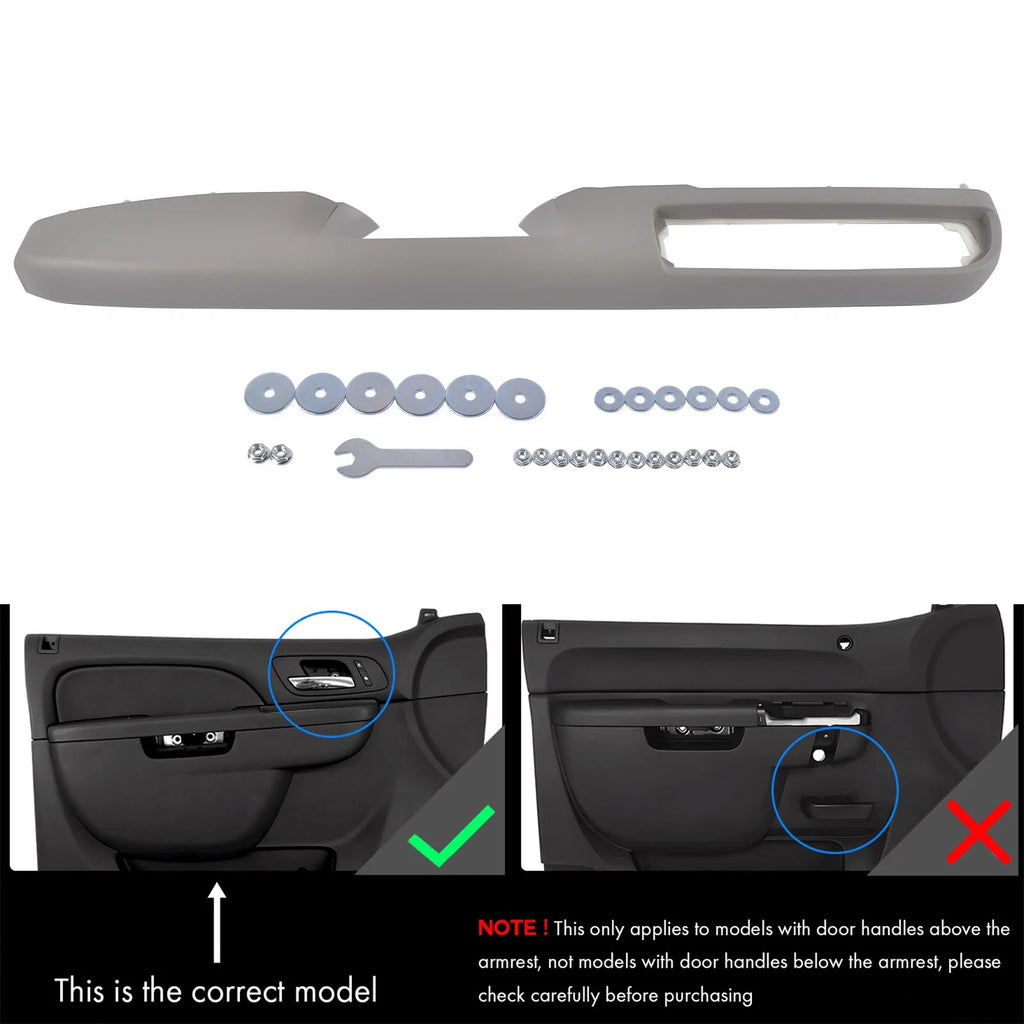 Driver Left Door Panel Handle Armrest for Tahoe Silverado (2007–2014)