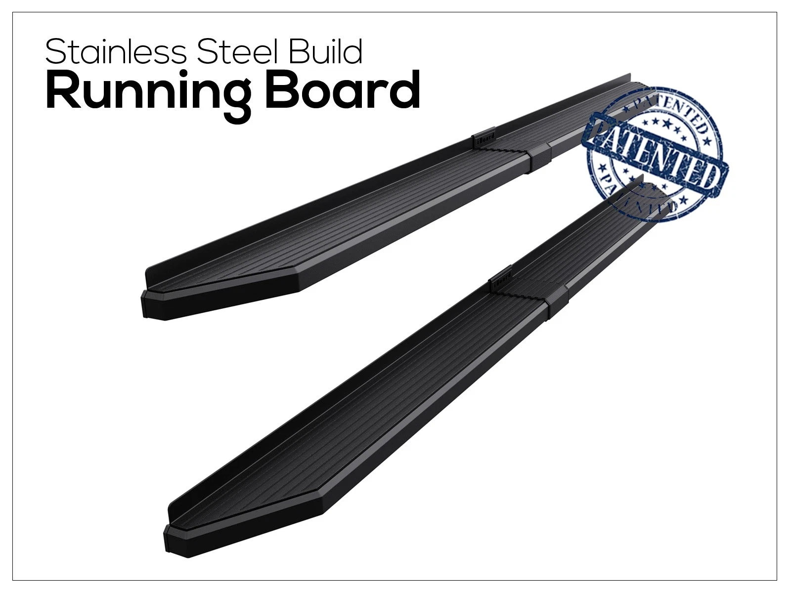 Set of 2 Wheel-to-Wheel Flat Boards for Silverado Sierra (2019–2026)