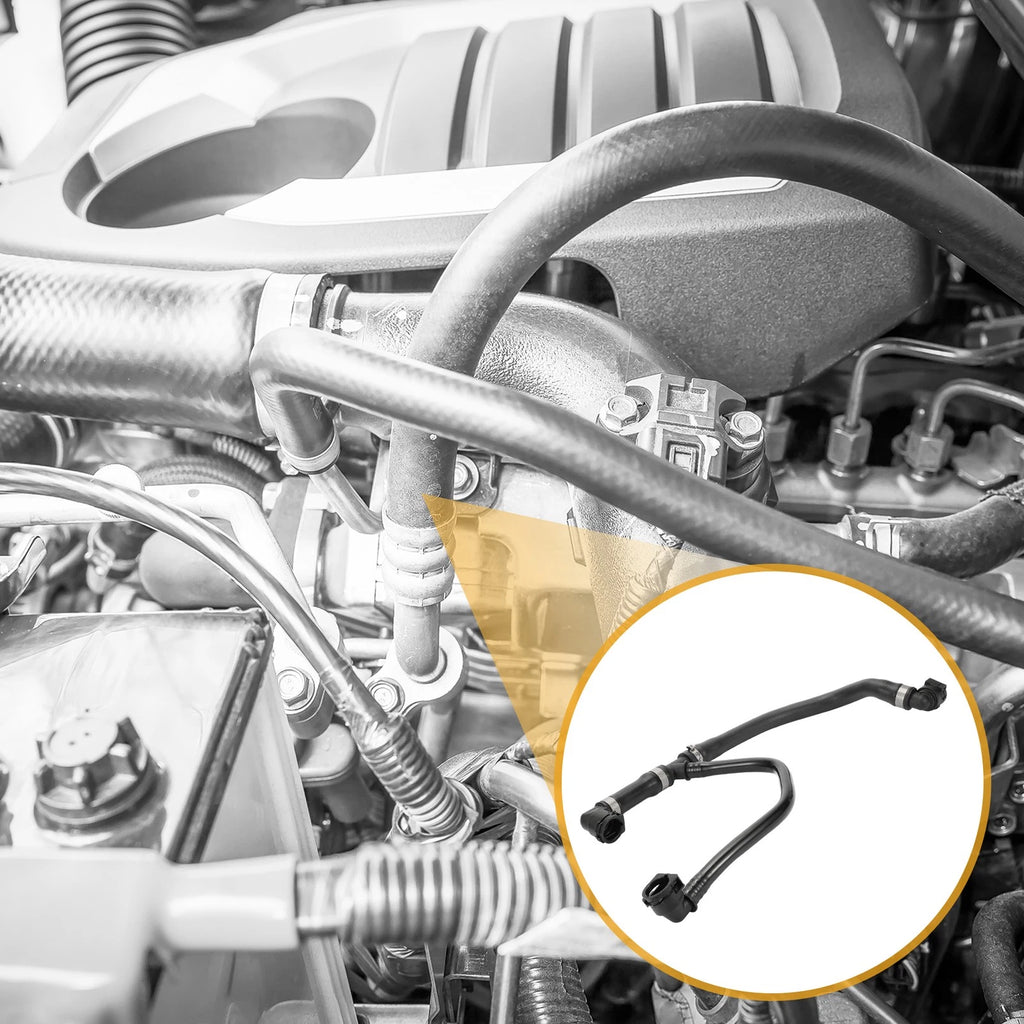 Radiator Hose for BMW 230i (2017–2021) No. 17128616914 Rubber Black