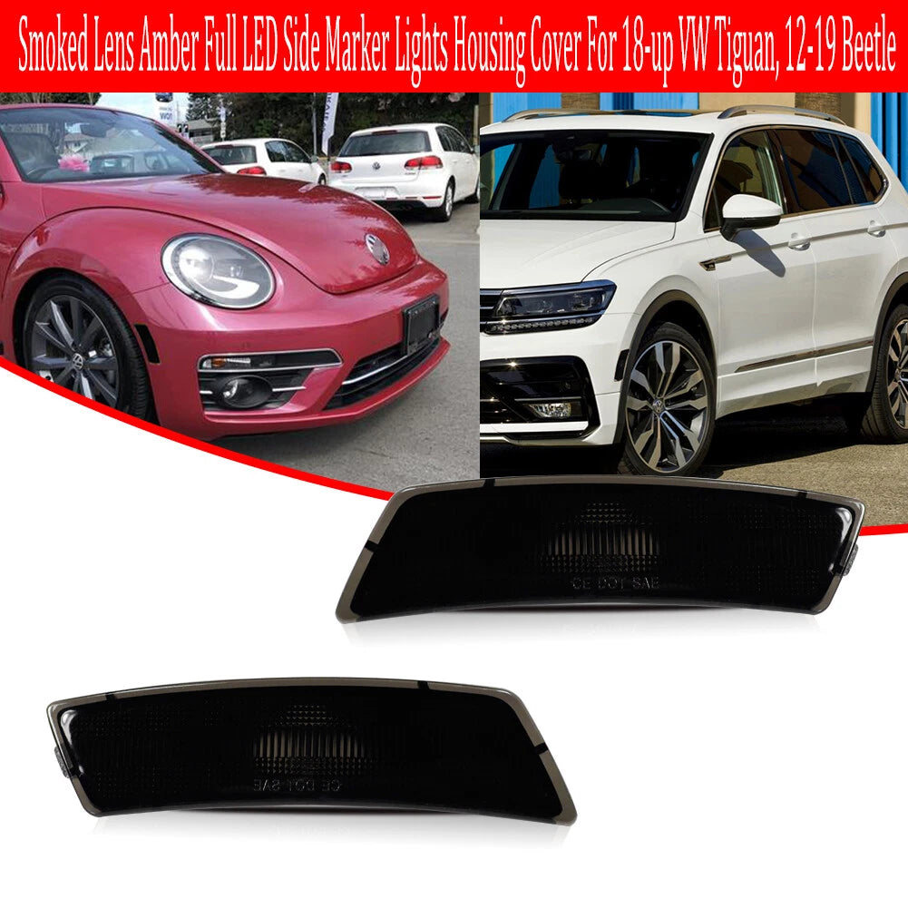 Smoked Lens Front Side Marker Light for VW Tiguan (2018–2023)