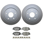Rear Brake Kit 305mm Rotors & Akebono Ceramic Pads for Chrysler Dodge Ram