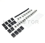 Set of 10 Fairing Bolts Kit Fastener Clips for Yamaha YZF R1 (2000–2001)