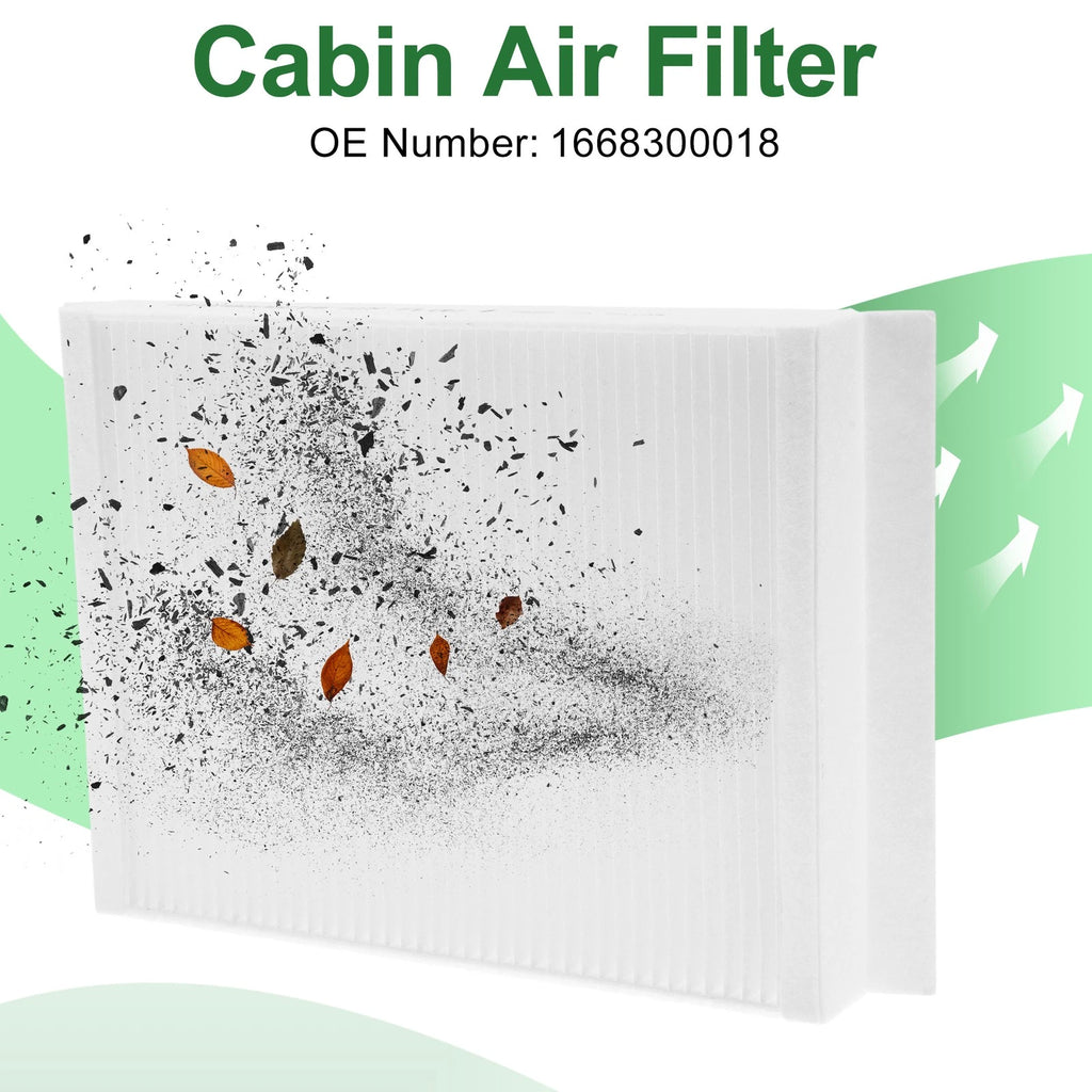 Cabin Air Filter No.1668300018 for Mercedes-Benz C-Class (W205) (2016–2018)