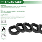 Set of 5 Oil Seal Rotary Shaft Seal NBR Rubber 18x28x7mm