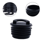 Set of 4 Scupper Bung Drain Hole Stoppers for Kayak Canoe Boat Black Nylon