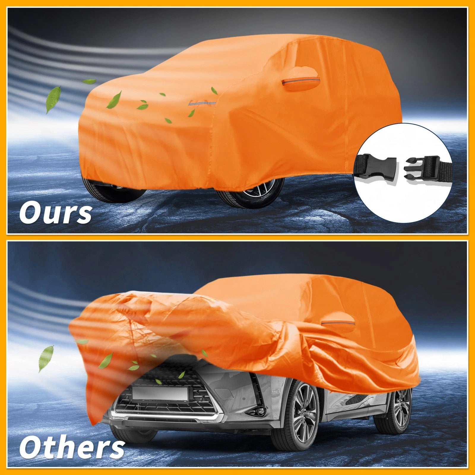 Waterproof Car Cover for Lexus UX (2019–2023) 210D-PU with Zipper