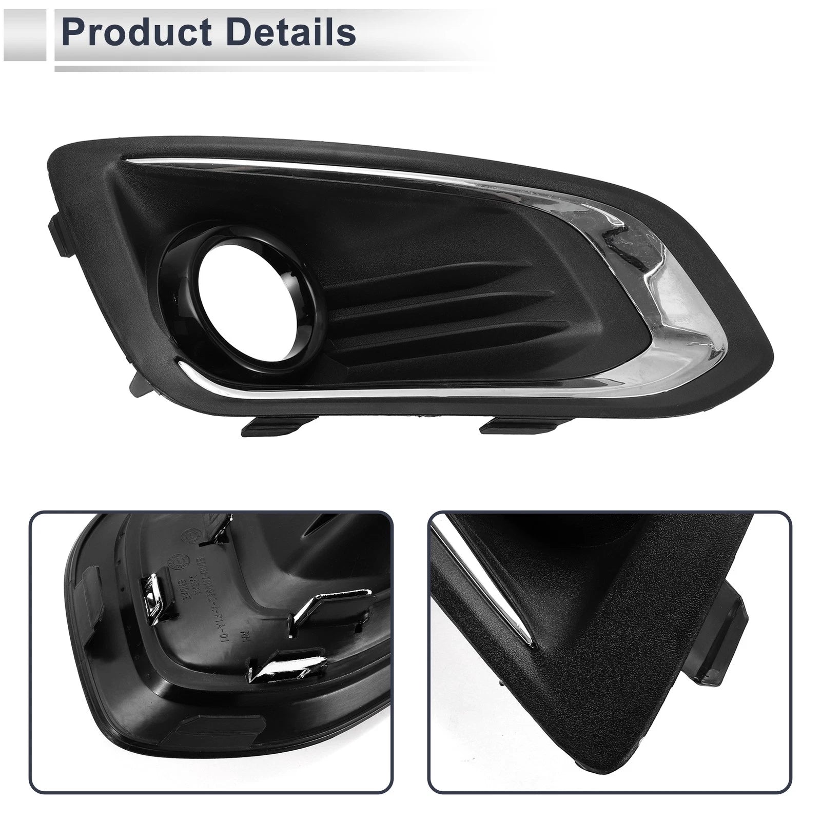 1 Pc Fog Light Grill for Ford Escort (2017–2022) No. ED8BR19952BE