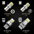 Set of 4 LED Strobe Bulbs for AUXITO 1157 1156 3157 7443 7440 921 T10