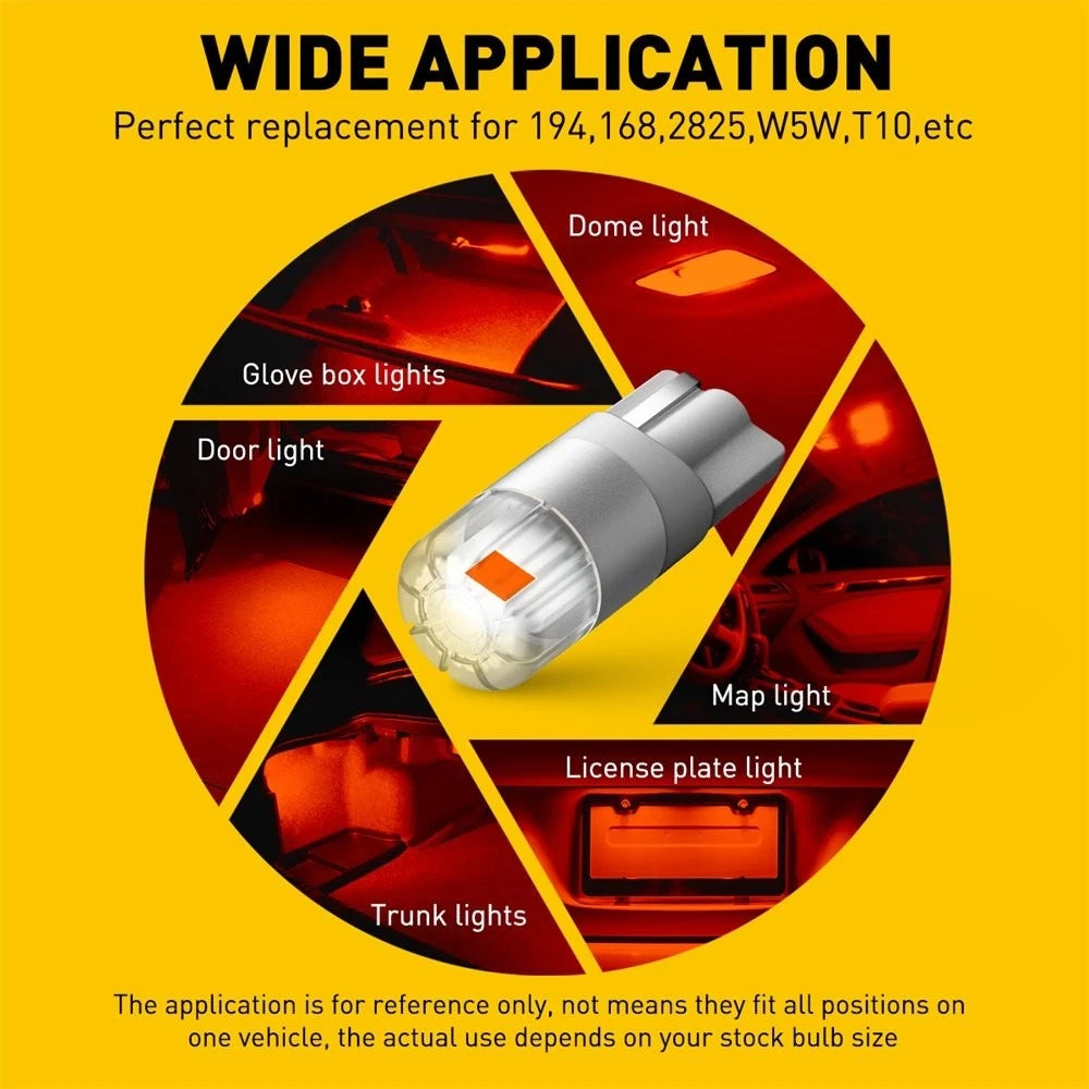 Set of 2 LED Inner Tail Light Bulbs for Make Model