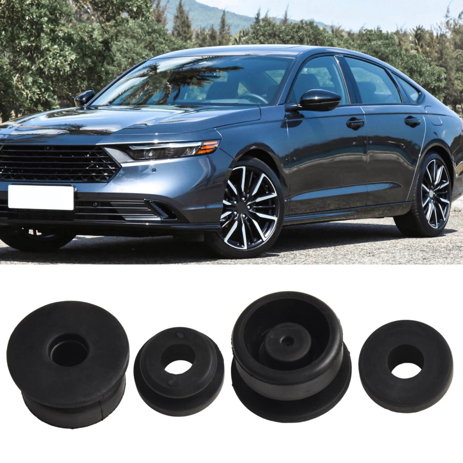 Radiator Rubber Mount Bushing Grommets for Honda Civic