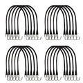 Set of 20 Natural Rubber Tarp Straps for Truck Trailer Tire Chain