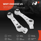 2X Front Lower Rearward Control Arms for BMW 535i GT xDrive (2011–2017)