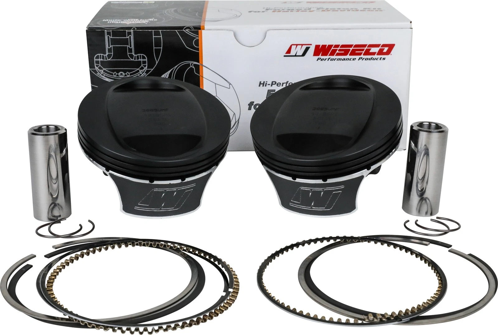 Wiseco Piston Kit for Harley-Davidson TC 103 CID (2012–2016) 10.5:1 Black Edition