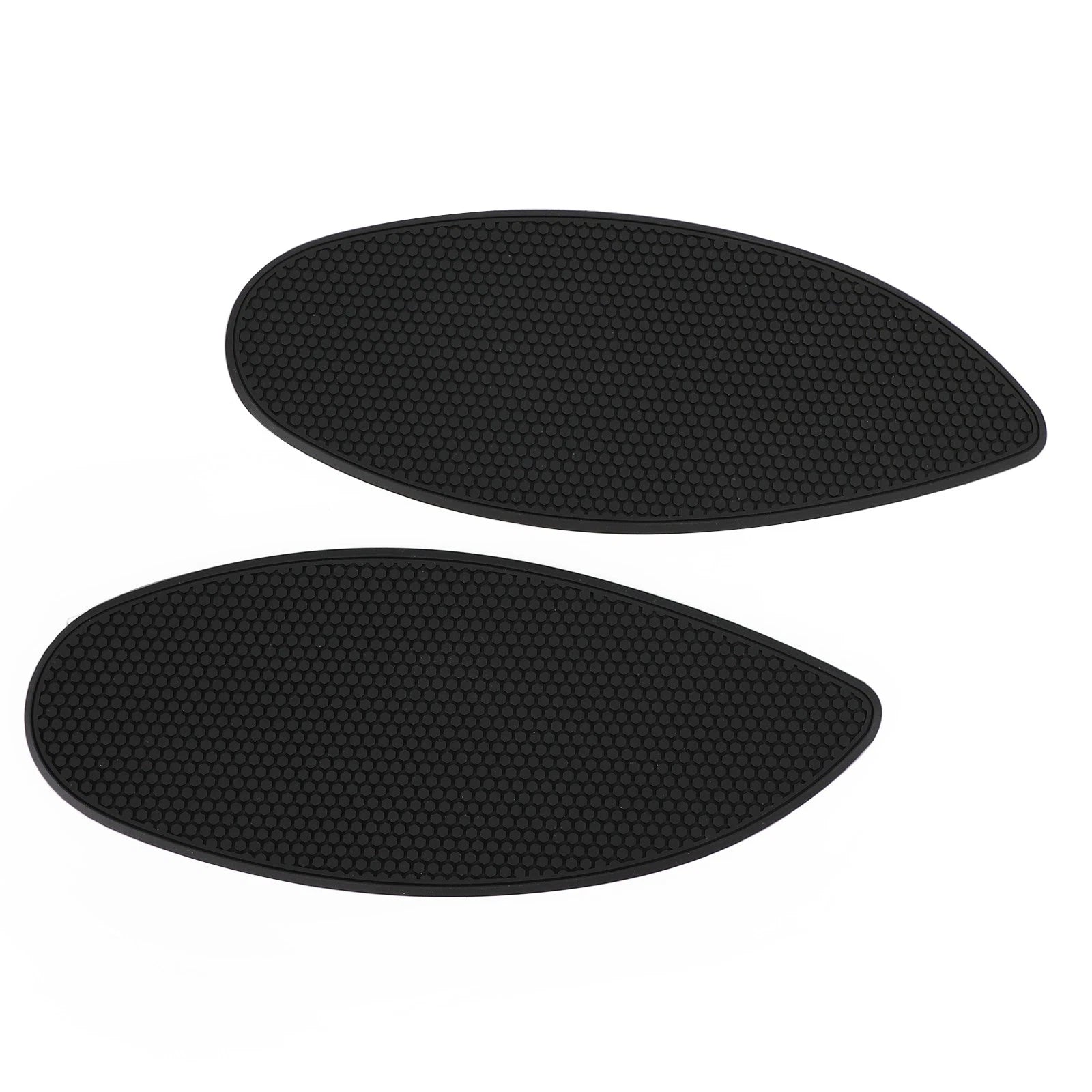 2X Tank Traction Grip Pads Black for Aprilia RS 660 / Tuono 660 (2021–2022)