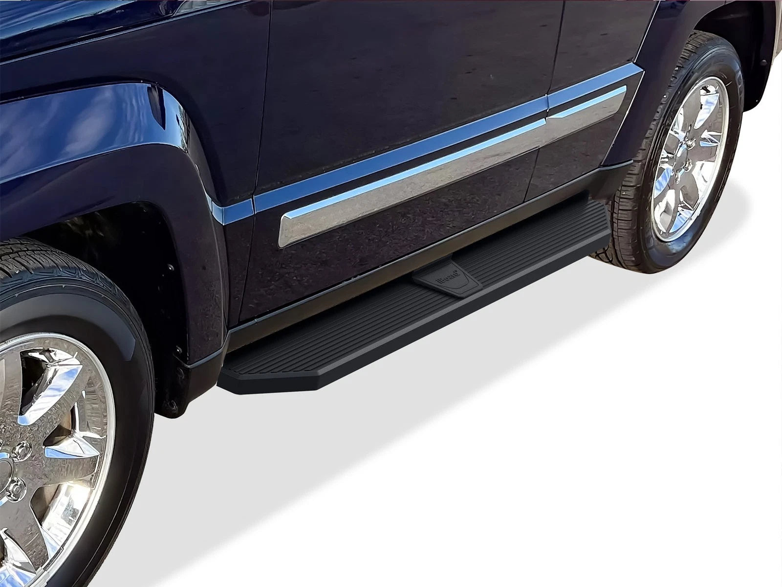 Running Boards for Jeep Liberty (2008–2013) - Black Style