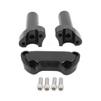 4" Handlebar Risers Top Clamp for Harley Sportster, Dyna, Softail, Road King