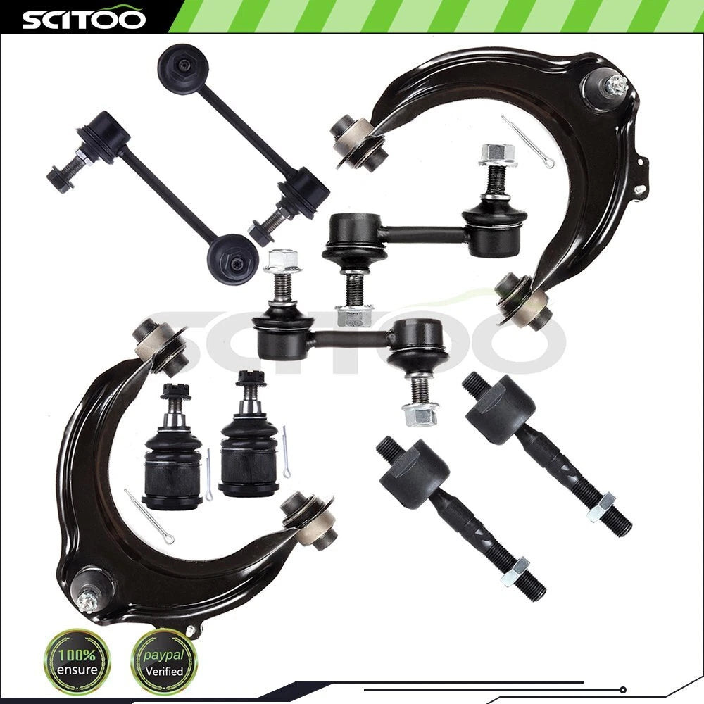 Set of 10 Control Arm Ball Joint Tie Rod Sway Bar for Honda Accord (2003–2007)