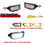 Clear Sequential Switchback LED Signal Lights for Subaru Impreza (1999–2001)