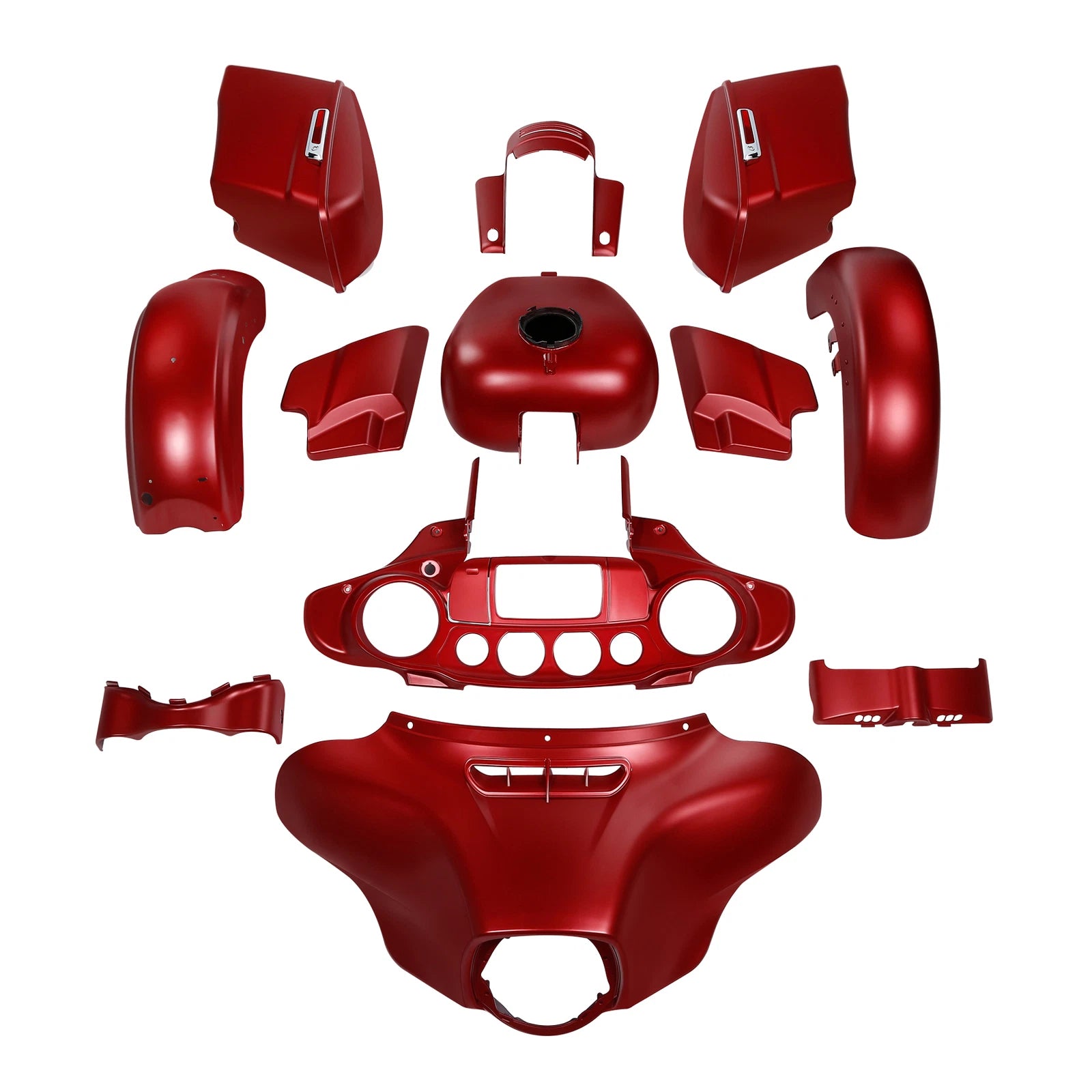 Fairings Bodywork Kit for Harley Street Glide Special (2014–2024) Wicked Red Denim