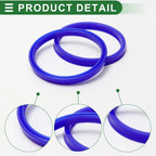 Set of 5 Oil Seal Rotary Shaft Seal 80x90x9mm High Pressure TPU