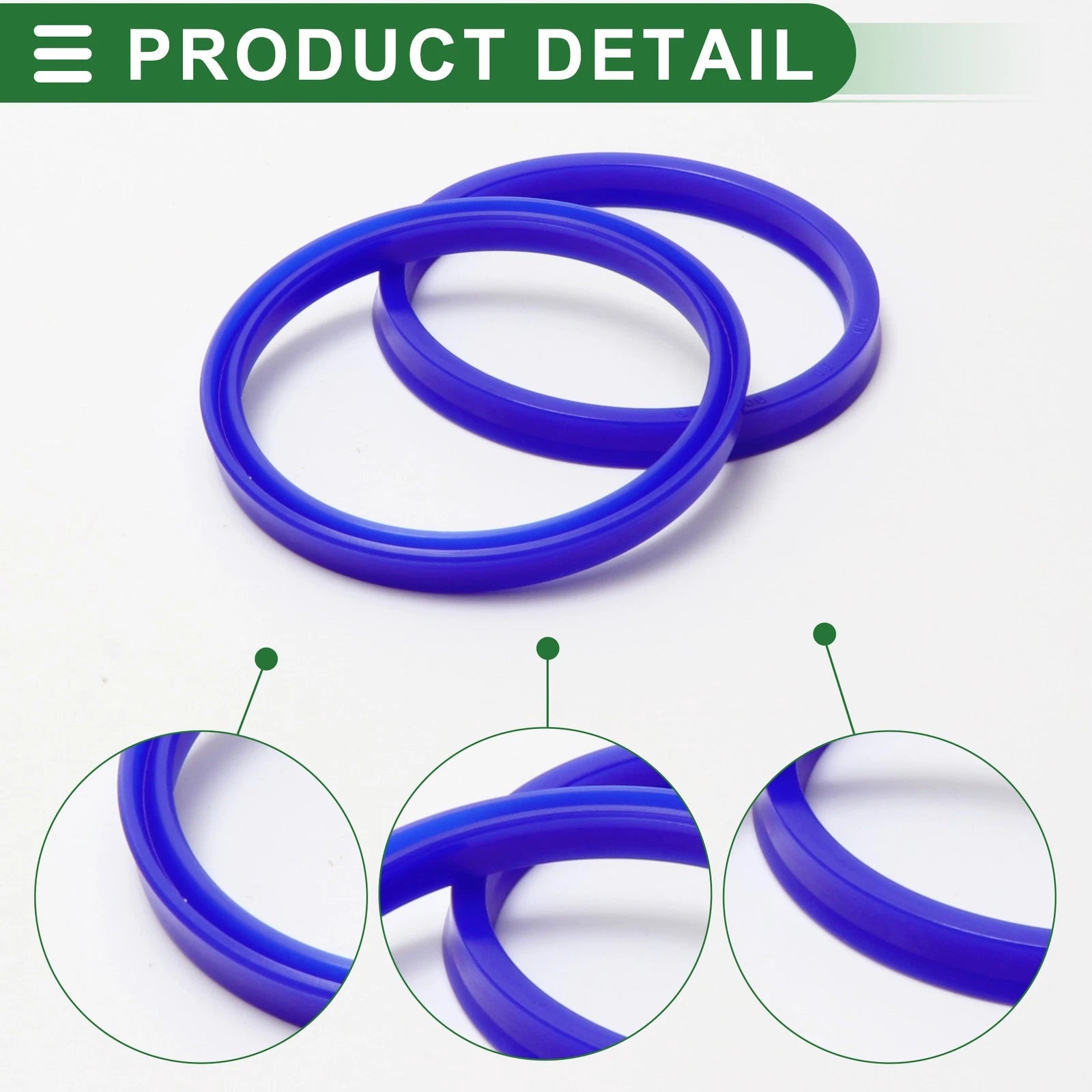 Set of 5 Oil Seal Rotary Shaft Seal 80x90x9mm High Pressure TPU