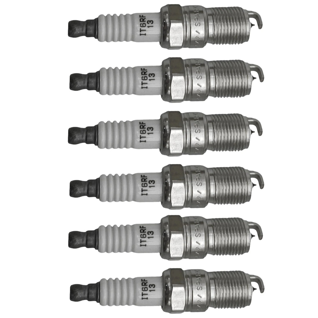 Set of 6 Iridium & Platinum Spark Plugs for Ford Ranger, Mazda B4000, Jaguar X-Type