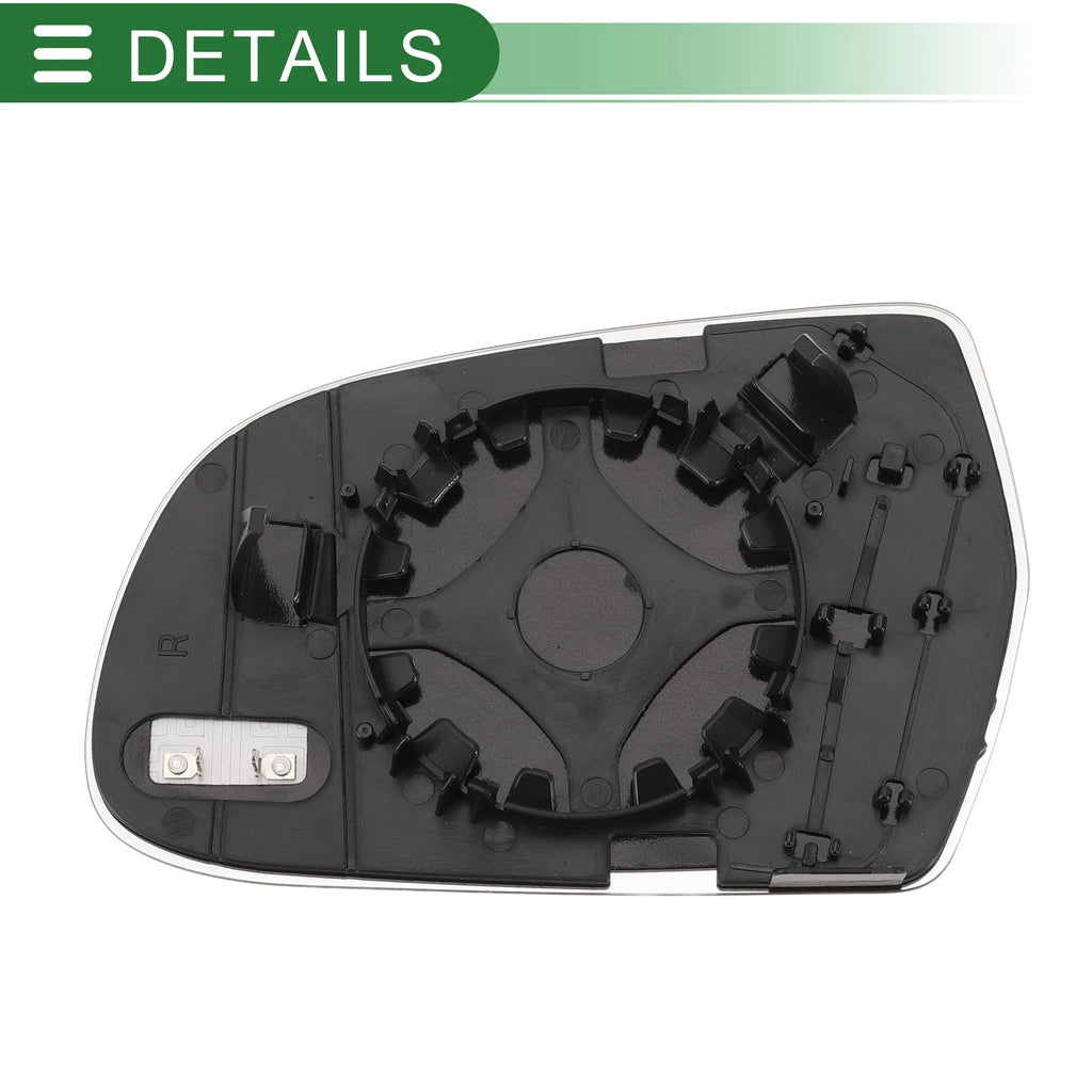 Heated Right Side Mirror Glass for Audi A3 A4 A5 (2010–2013)