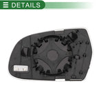 Heated Right Side Mirror Glass for Audi A3 A4 A5 (2010–2013)