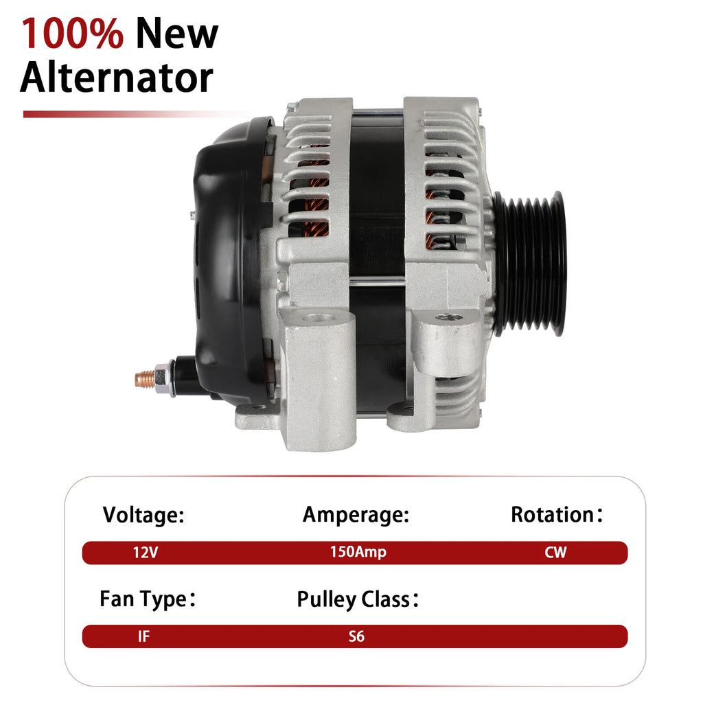 Alternator for Cadillac CTS V6 3.6L (2008–2009) 150Amp