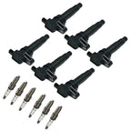 6X Ignition Coils & Iridium Spark Plugs for Hyundai Santa Fe (2013–2018)
