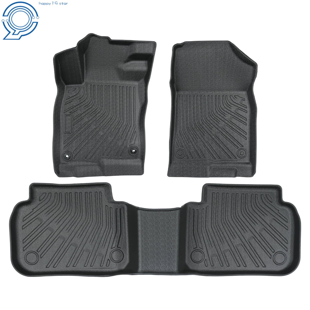 Set of 4 Black Floor Mats Liners for Honda Civic (2022–2025) Acura Integra (2023–2024)
