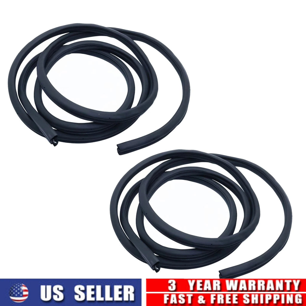 Pair Door Seal Weatherstrip 55023781 for Dodge D100 (1972–1993)