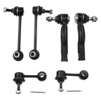 Set of 6 Sway Bar Link Tie Rod Ends for Ford Fusion Lincoln MKZ