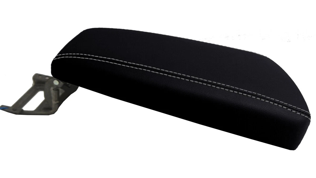 Center Console Lid Armrest Cover for Kia Optima (2011–2015) Gray Stitch