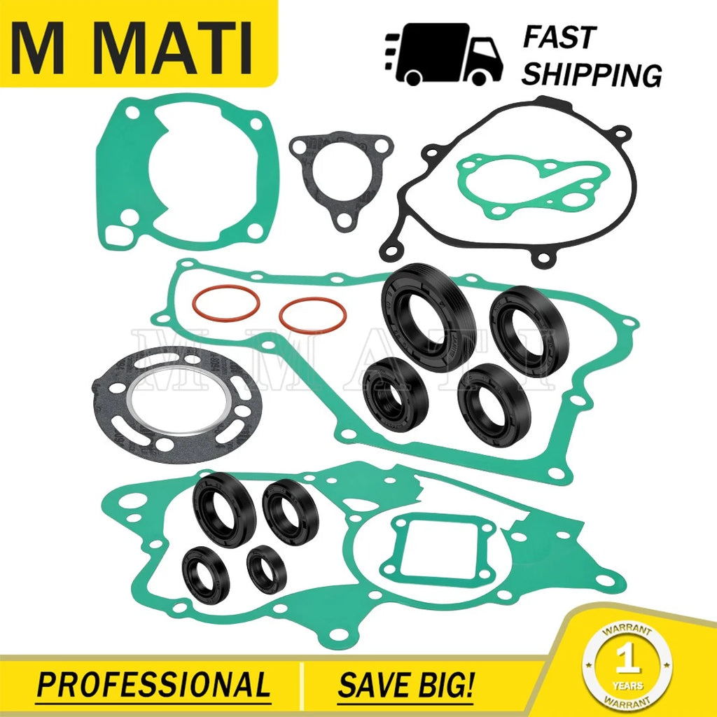 Complete Engine Gasket Kit & Oil Seals for Honda CR80R (1986–1991)